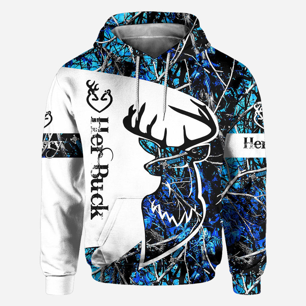 His Buck Her Doe - Personalized Hunting All Over Shirt