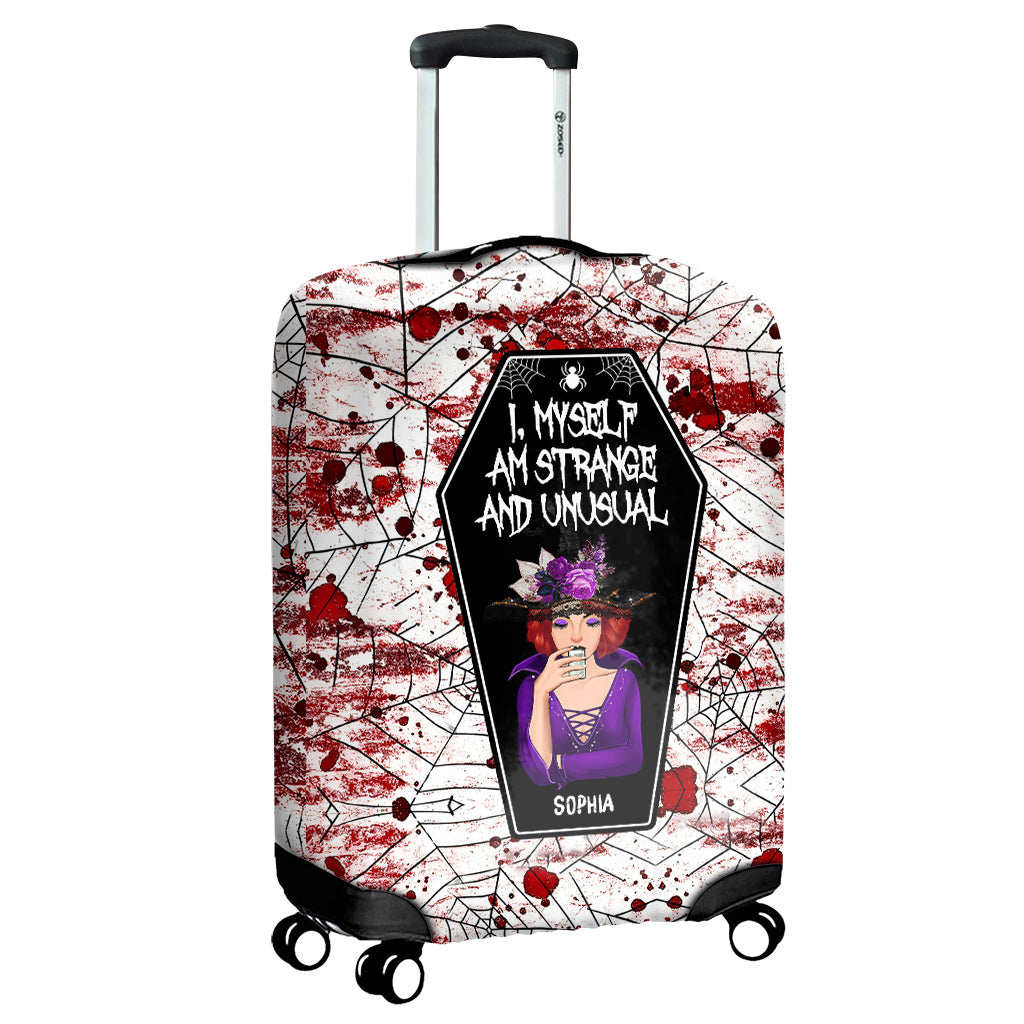 I Myself Am Strange and Unusual - Personalized Witch Luggage Cover