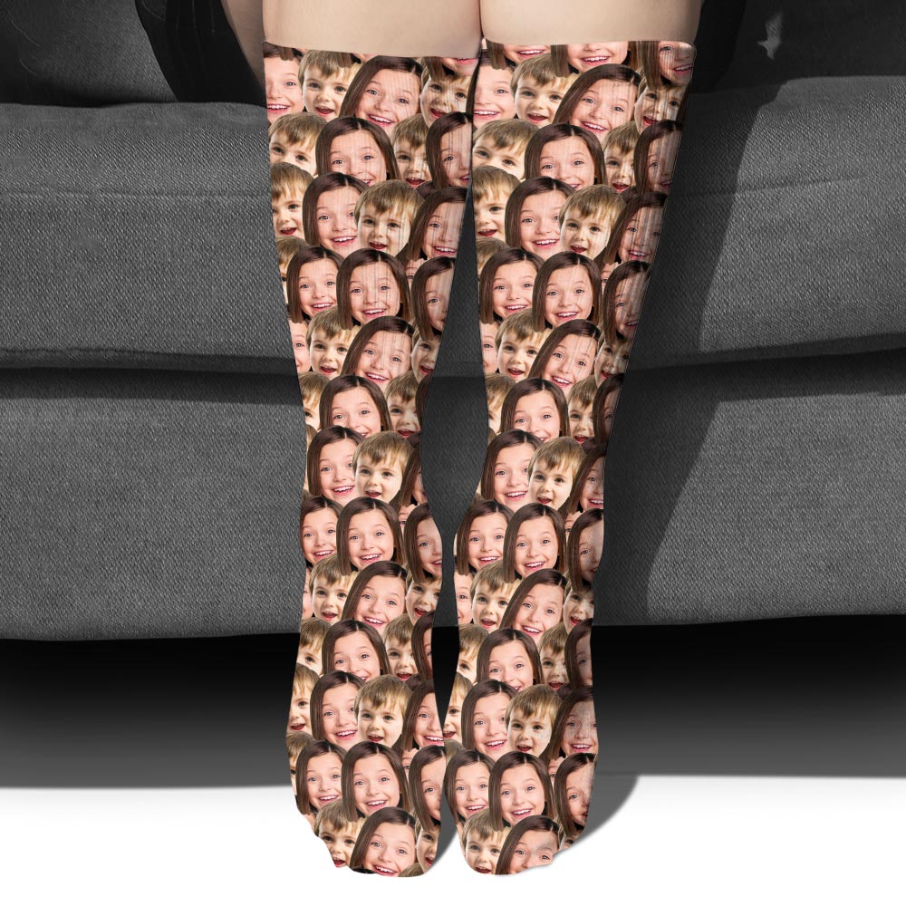 Chaussettes personnalisées pour enfants avec motif imprimé