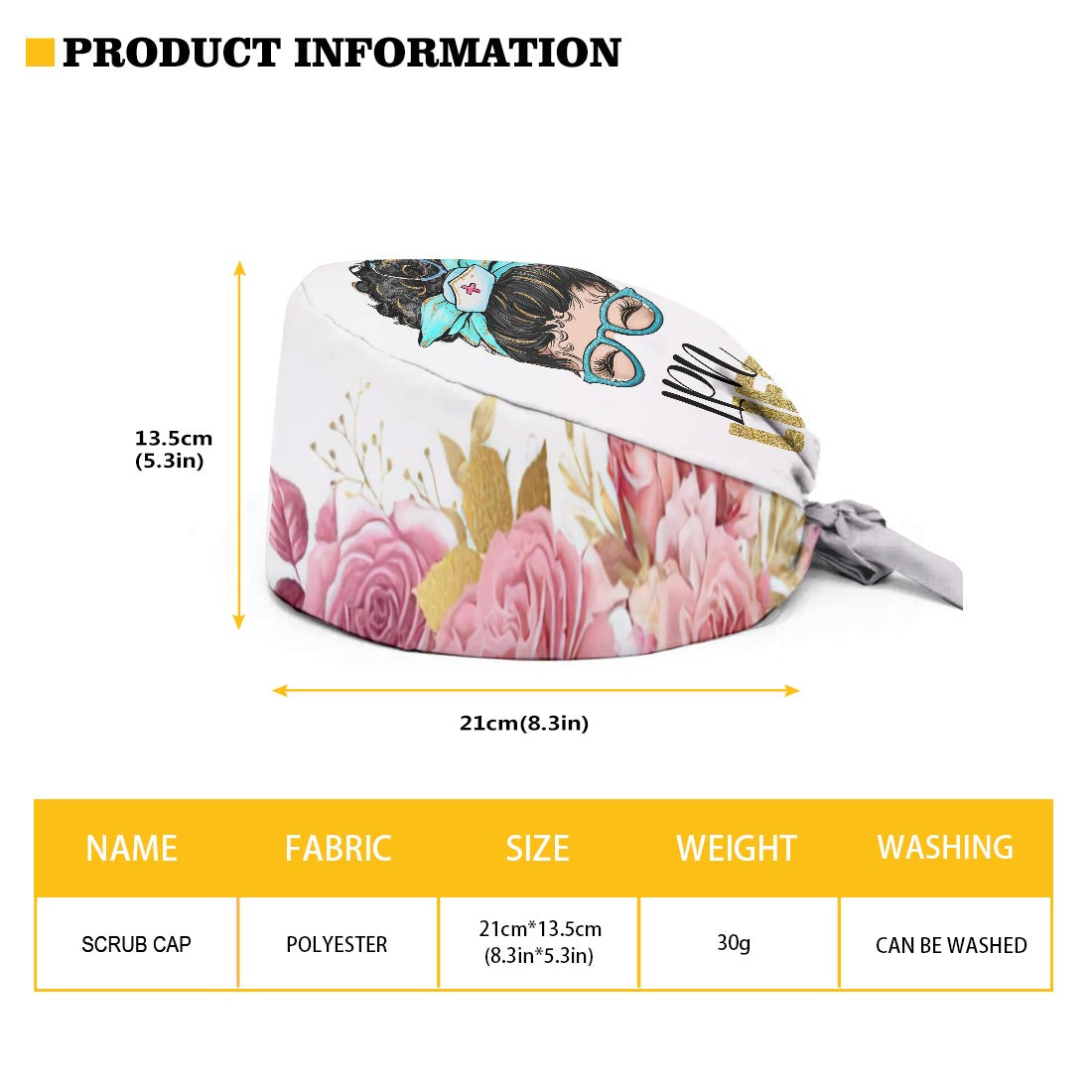 Nurse Life - Personalized Nurse Scrub Cap