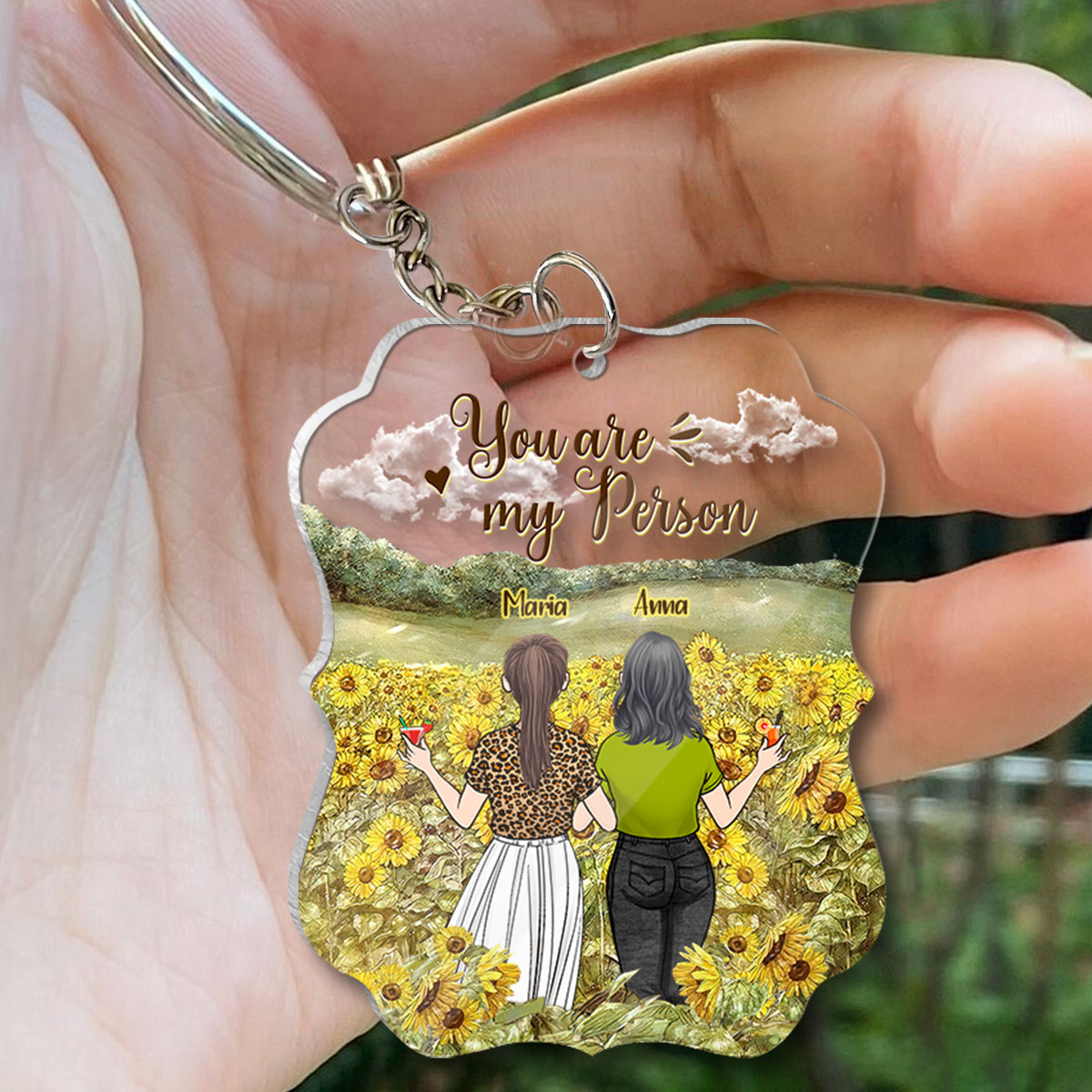 Bestie Forever - Bestie gift for sister - Personalized Keychain