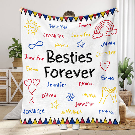 Meilleures amies pour toujours - Cadeau pour une amie - Couverture personnalisée