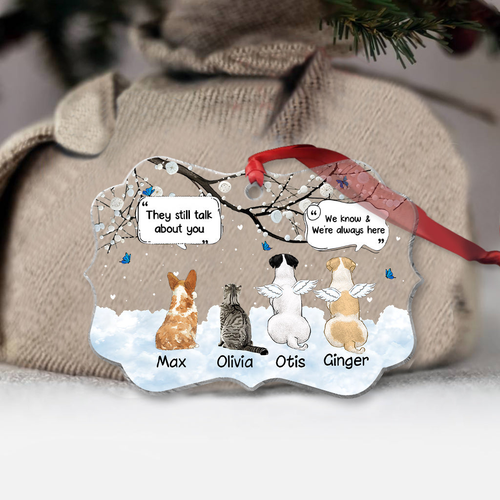 Ils parlent encore de toi - Médaillon transparent personnalisé pour chien