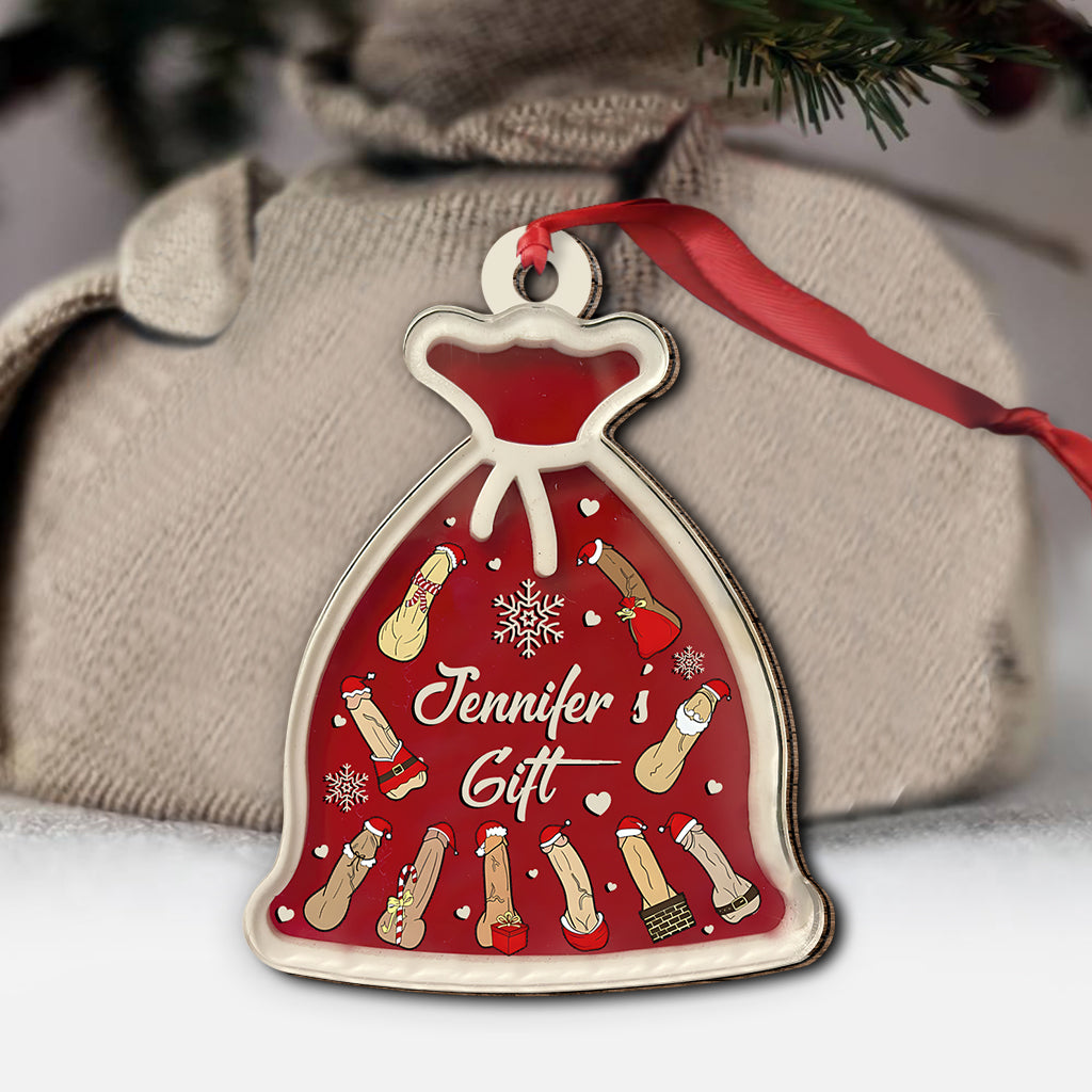 Santa Sack - Personalized Couple Ornament