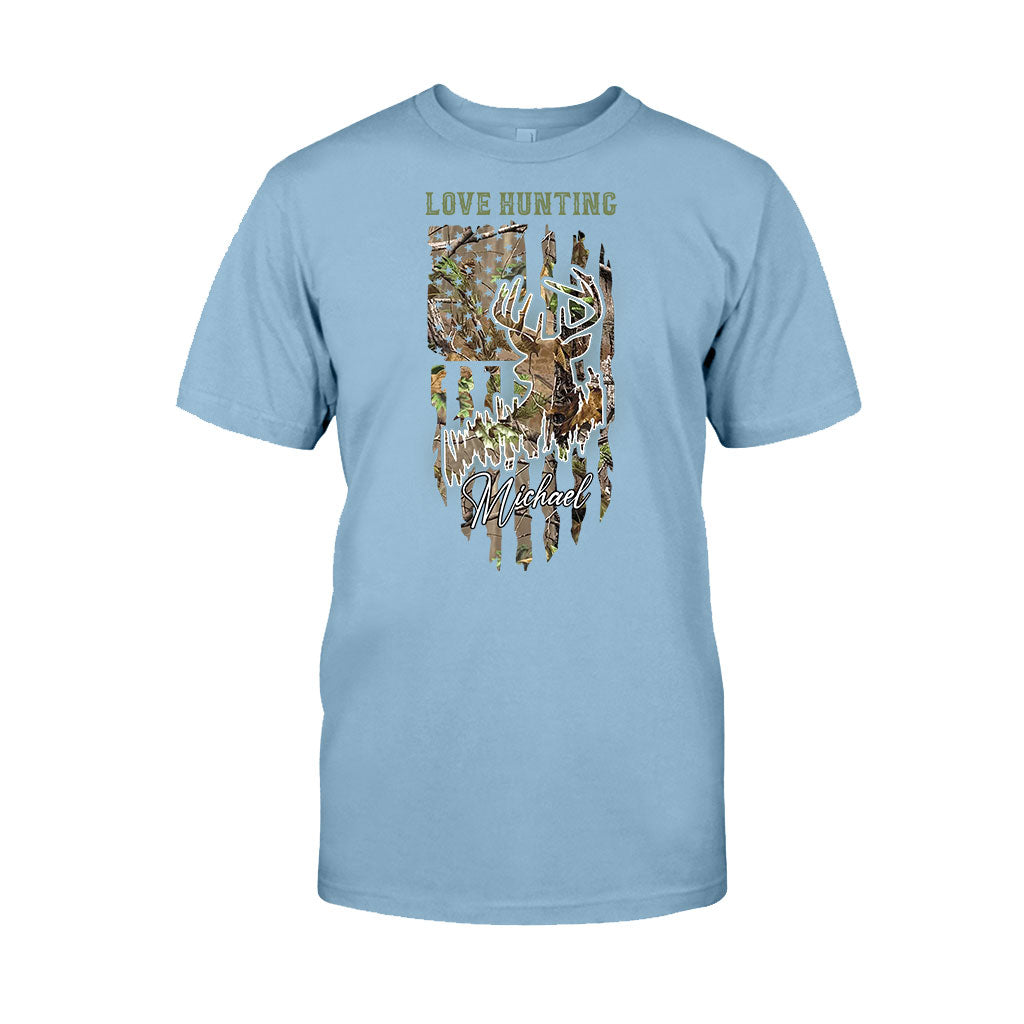 J'adore la chasse - T-shirt et sweat à capuche personnalisés sur le thème de la chasse