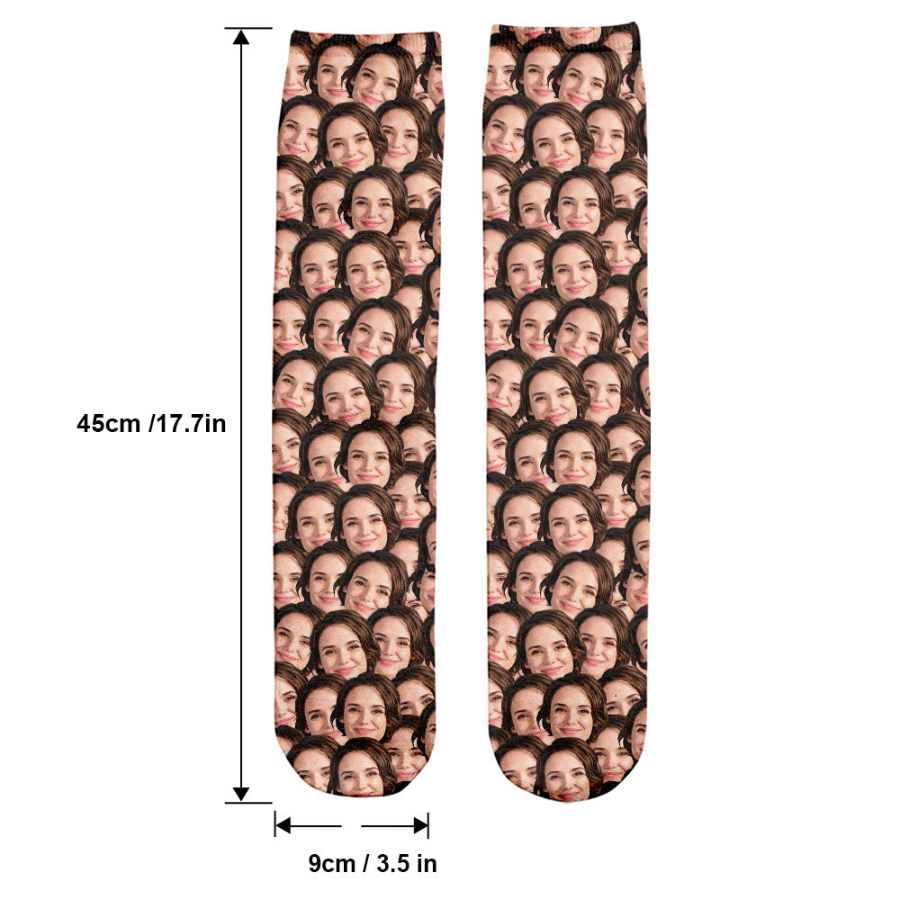 Individuell bedruckte Socken für Stiefmütter – Personalisierte Socken