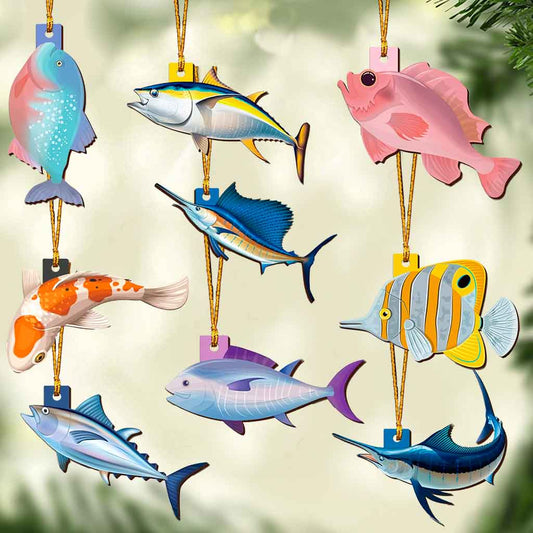 Types Of Fish - Personalized Fishing Ornament