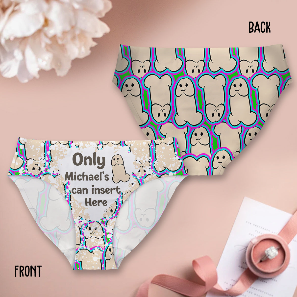 Only You - Personalized Couple Women Briefs