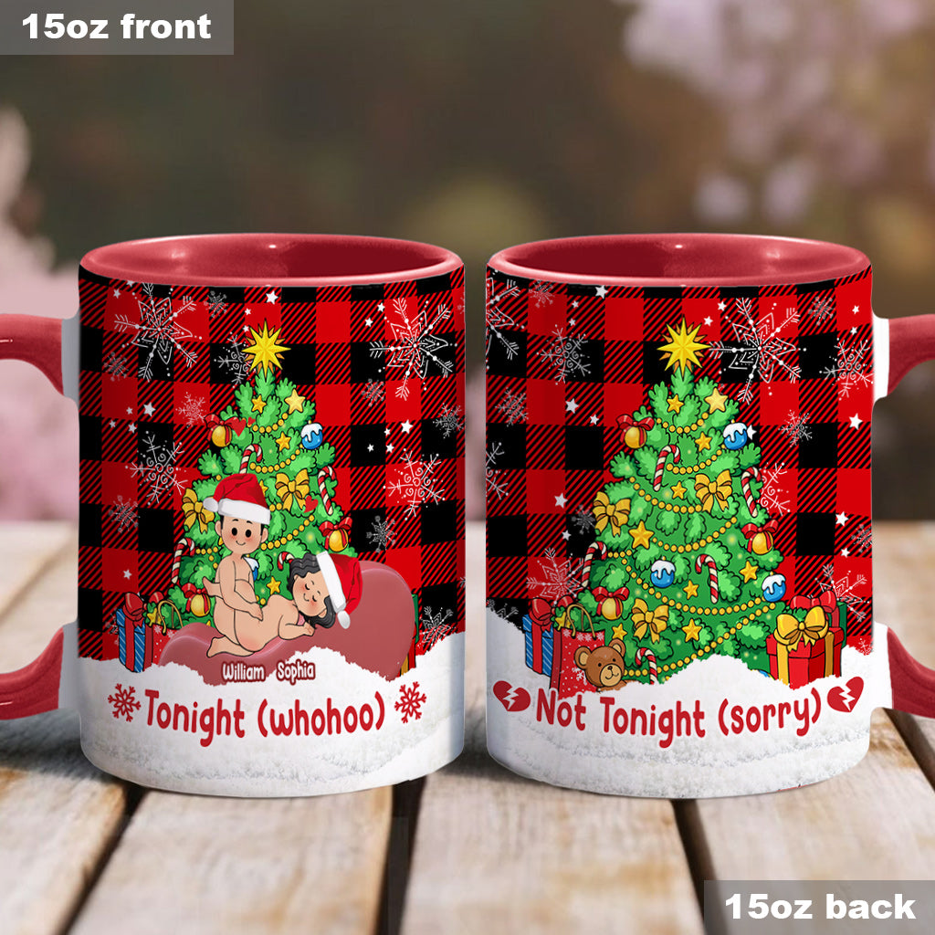 Tonight - Personalized Couple Accent Mug