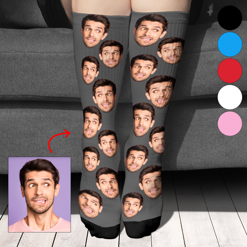 Custom Face - Personalized Father Socks