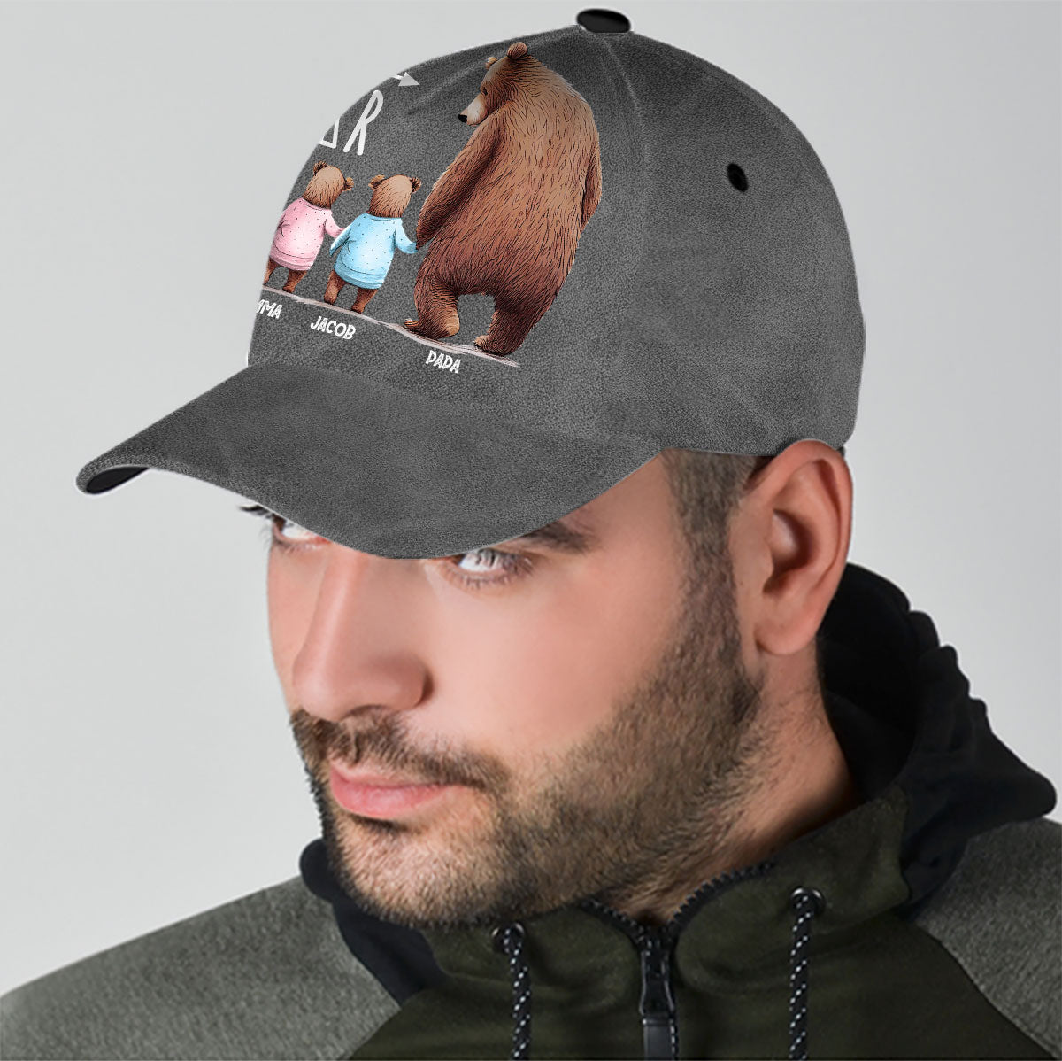 Papa Bär – Personalisierte Opa-Klassiker-Kappe