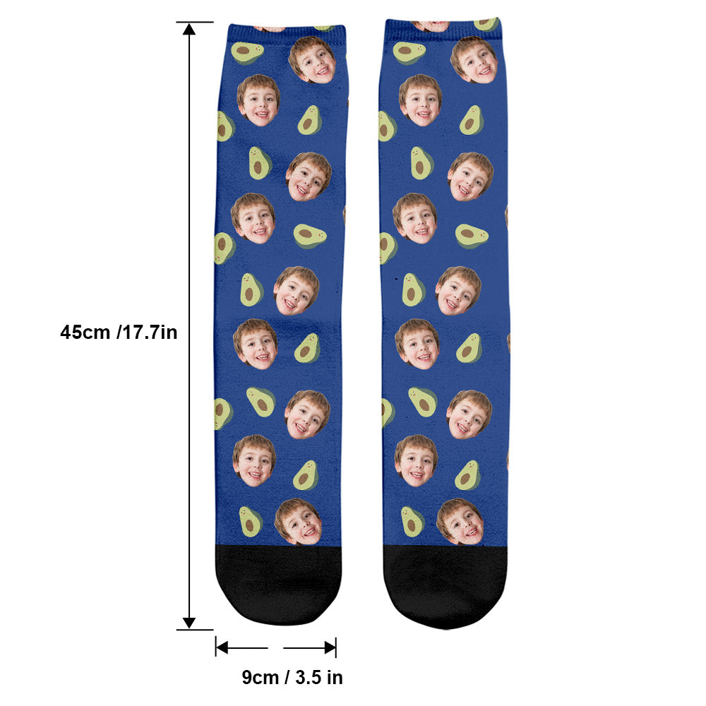 Funny Icon Pattern - Personalized grandson Socks