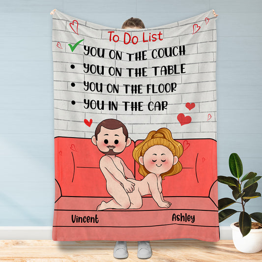 To Do List - Personalized Couple Blanket
