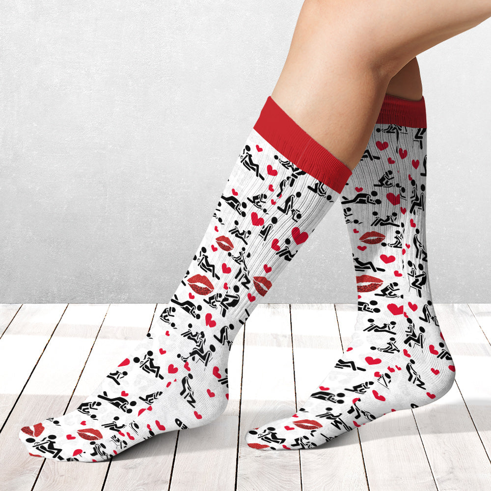 I Love You - Personalized Couple Socks