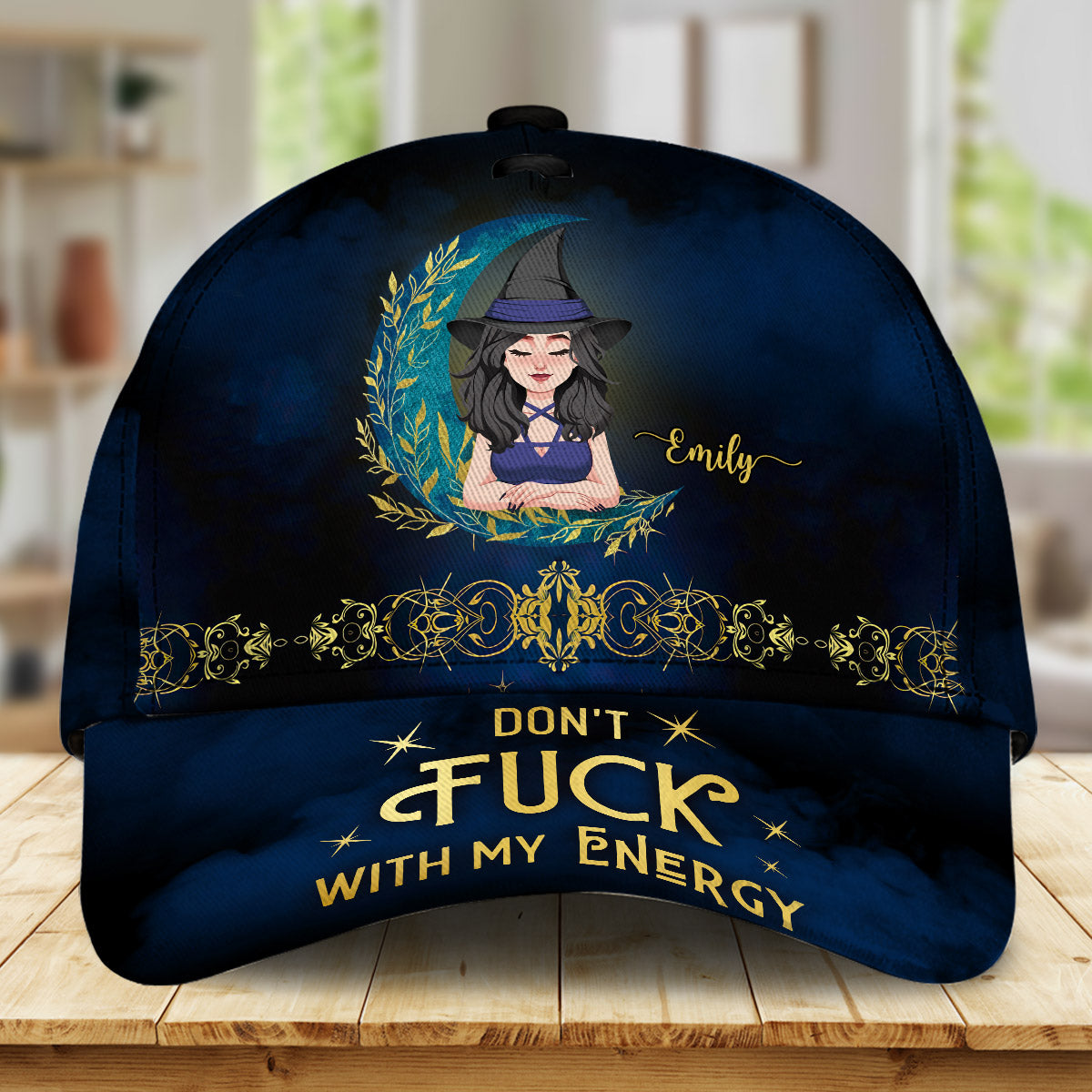 Don't F With My Energy - Personalized Witch Classic Cap
