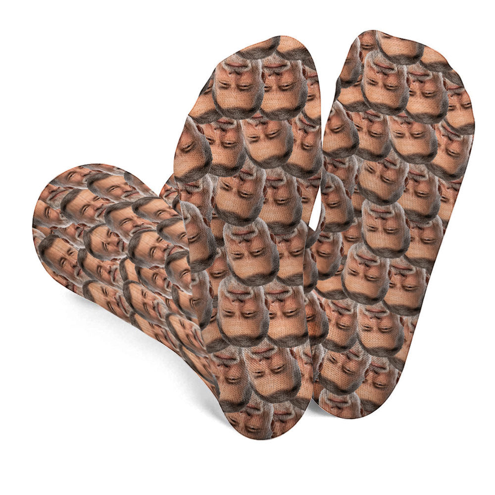 Customizable Printed Face - Personalized Father Socks