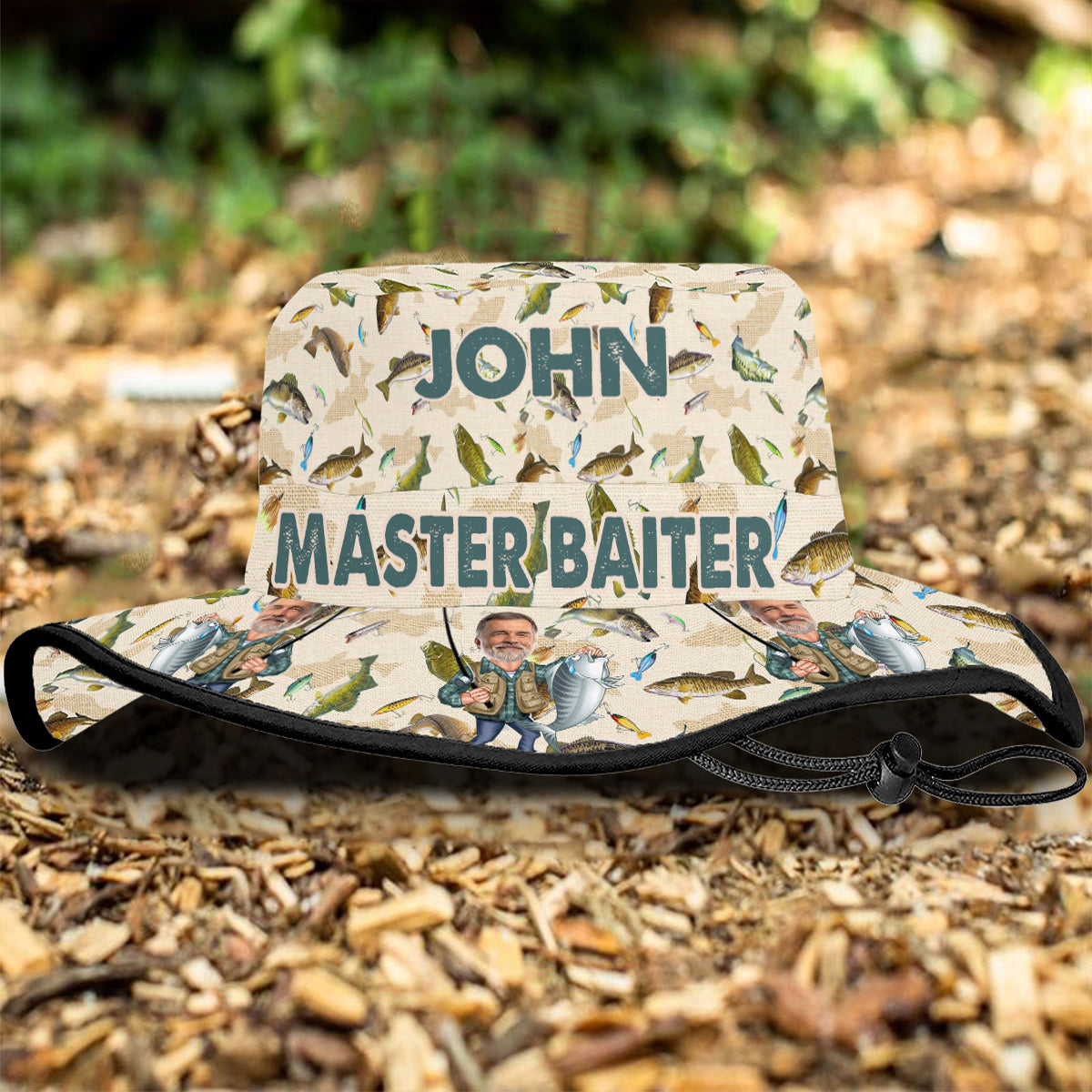Chapeau de pêche personnalisé Master Baiter