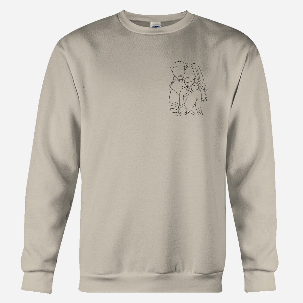Pull brodé personnalisé pour enfant - Motifs au trait personnalisés
