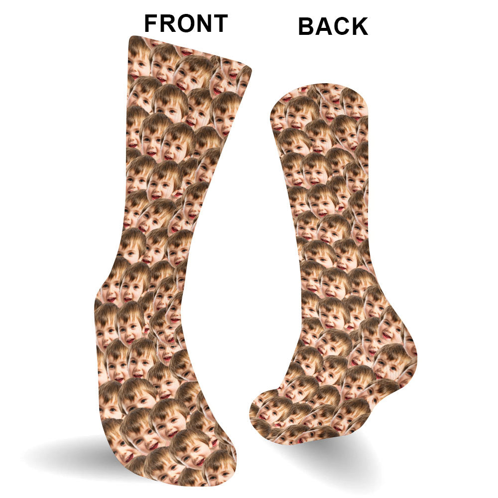 Individuell bedruckte Socken für Ihren Enkel