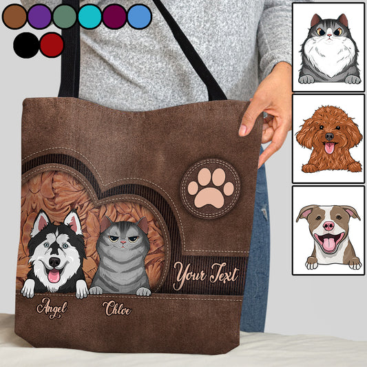 Casquette personnalisée pour chien et chat - Cadeau pour les amoureux des chiens et des chats - Sac fourre-tout personnalisé