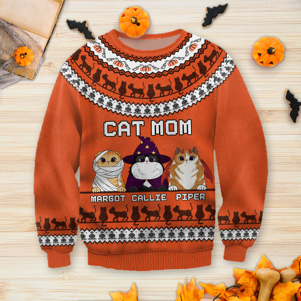 Maman Chat - Pull moche personnalisé pour chat