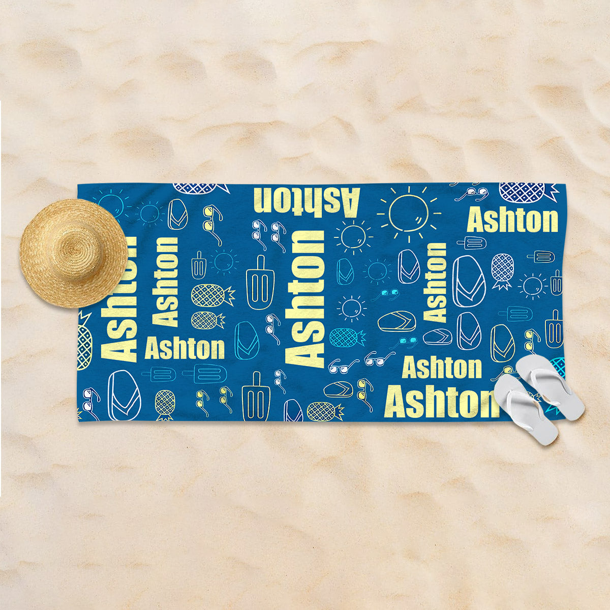 Name Customize - Personalized Beach Towel