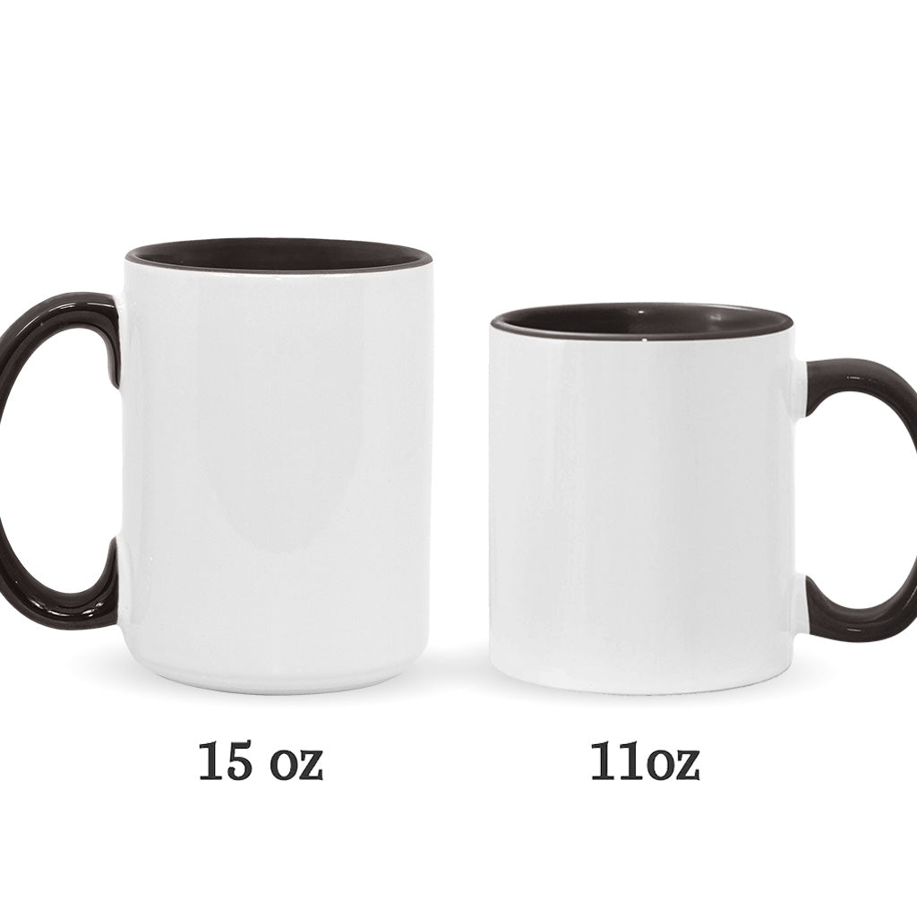 Nähbegeisterung – Personalisierte Tasse mit Nähmotiv