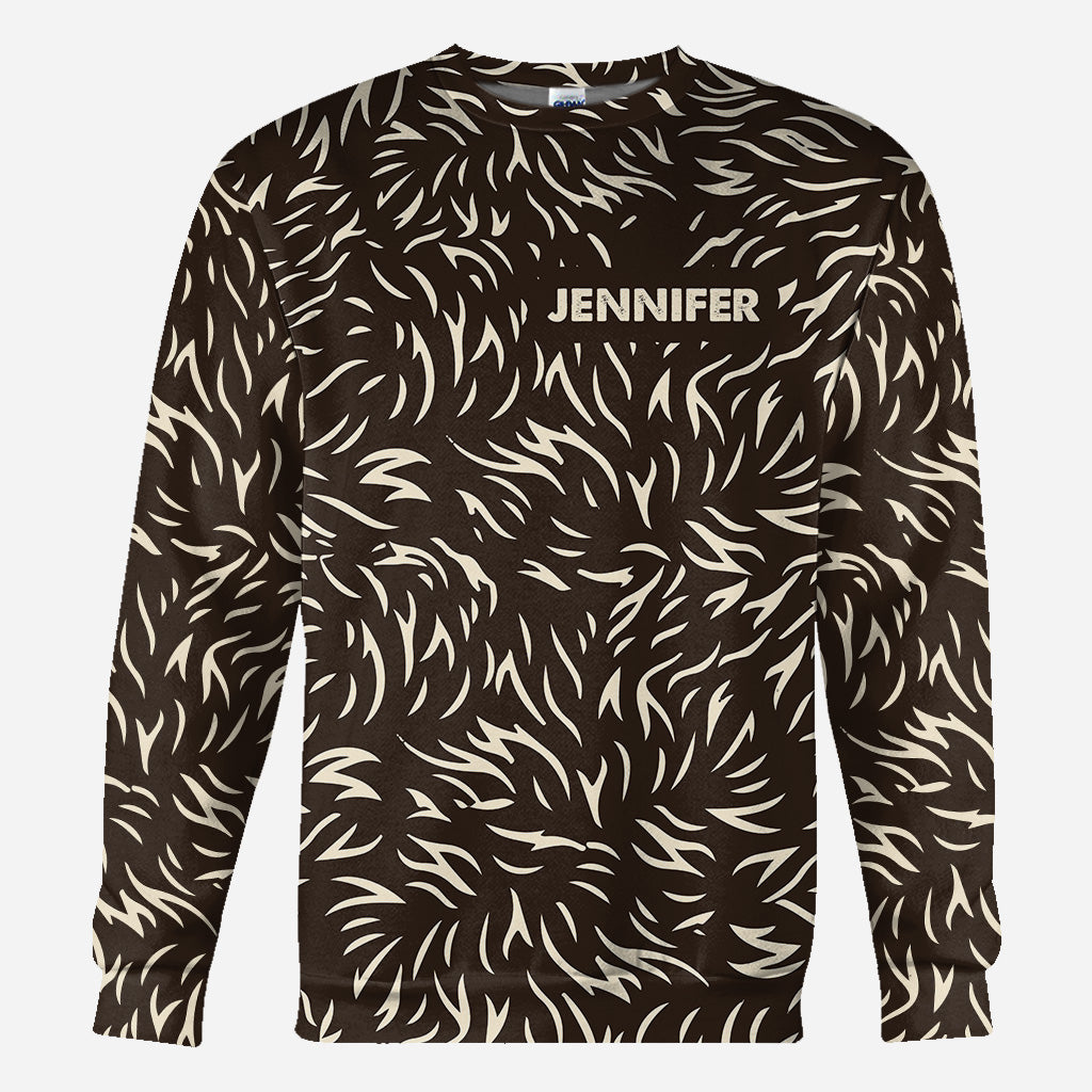T-shirt personnalisé avec un chat - Amoureux des animaux : T-shirt à motif chat - T-shirt personnalisé avec un chat sur toute la surface
