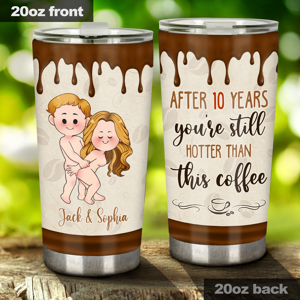 After 10 Years - Personalized Couple Tumbler