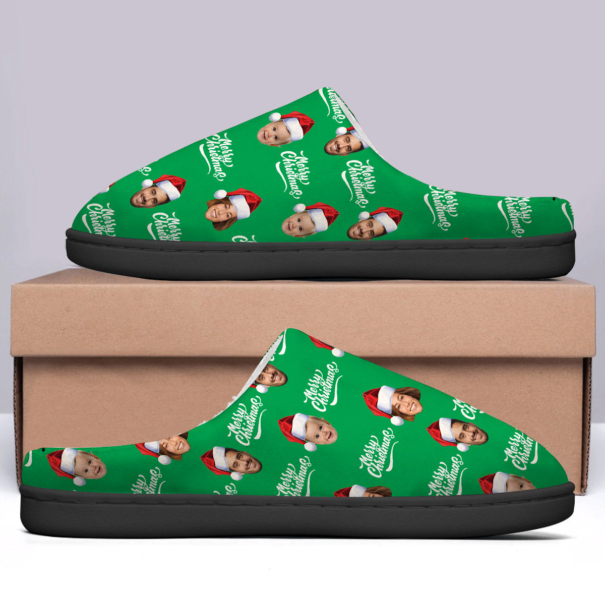 Custom Photo Slippers - gift for anyone, cat lover, dog lover - Personalized Slippers