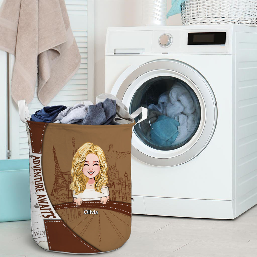 Adventure Awaits - Personalized Travelling Storage Basket