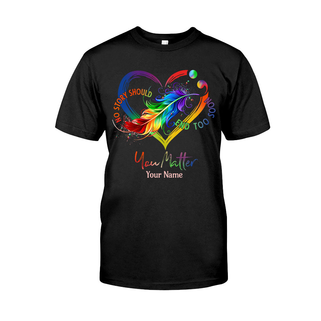 Votre vie compte - T-shirt et sweat à capuche personnalisés pour la prévention du suicide
