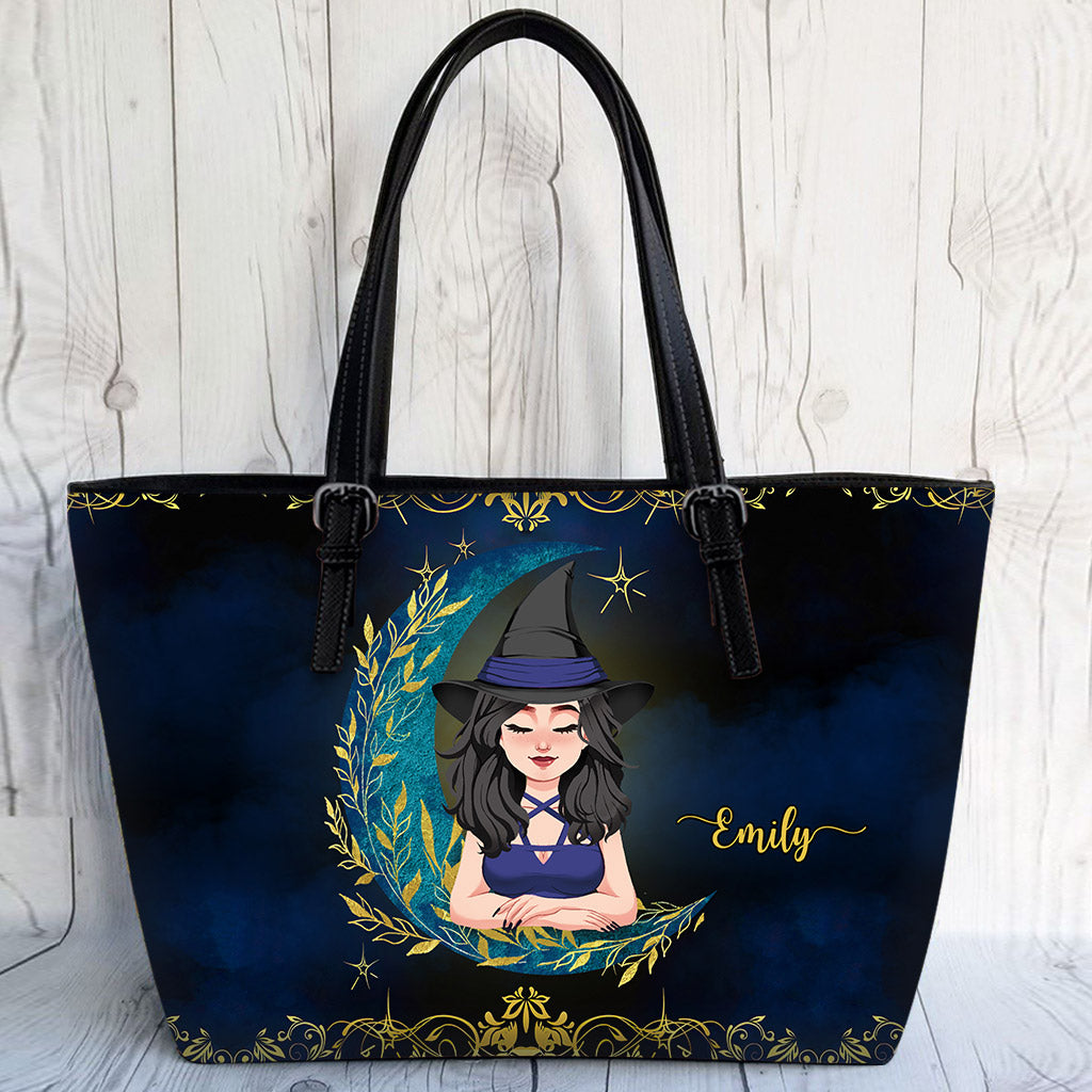Don't F With My Energy - Personalized Witch Leather Bag