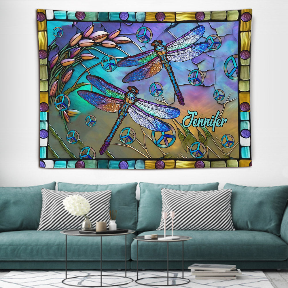 Âme Hippie - Tapisserie murale hippie personnalisée