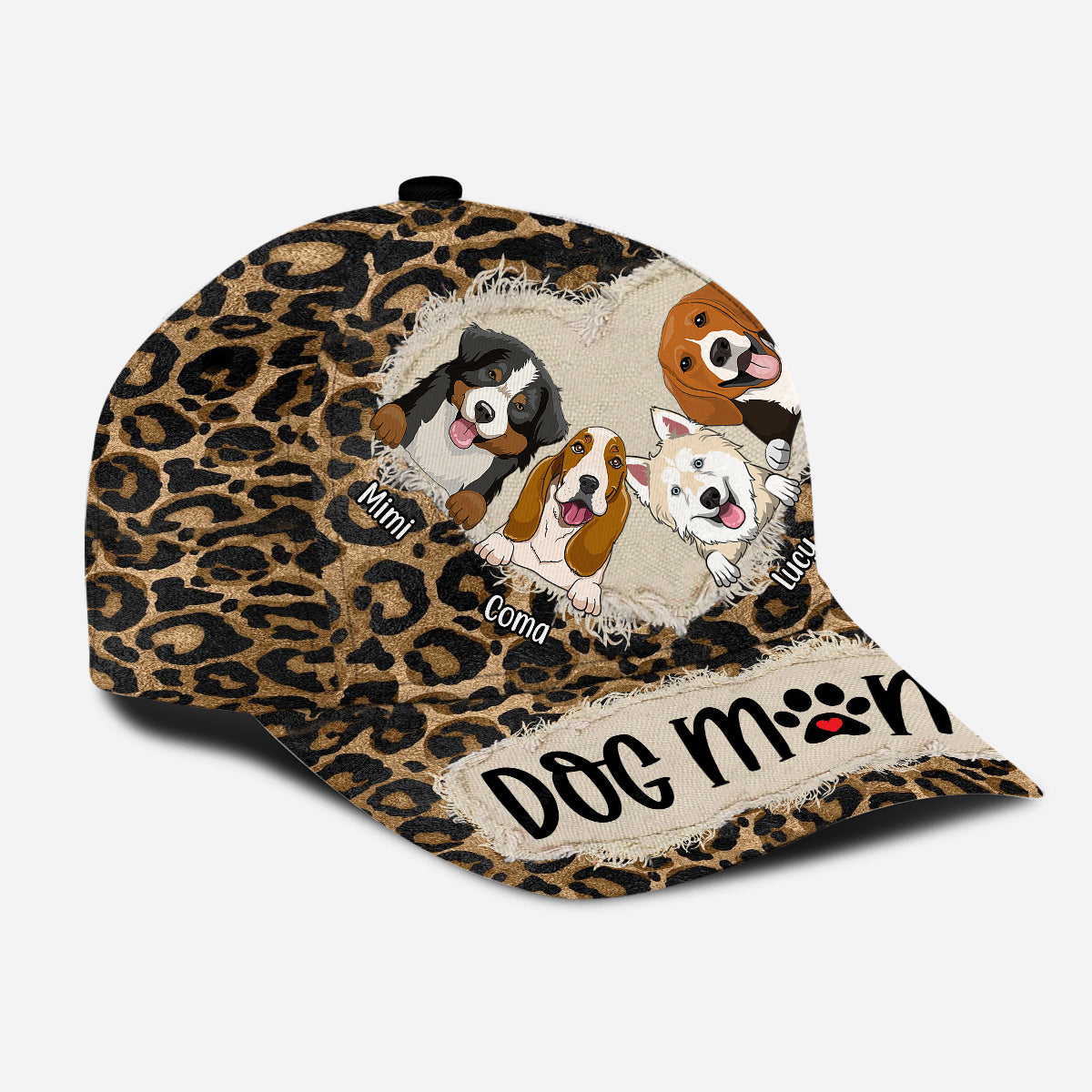 Maman de chien - Casquette classique personnalisée pour chien