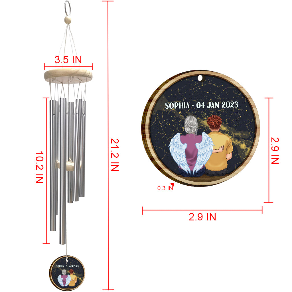 When I Look At The Stars - Personalized Memorial Wind Chime