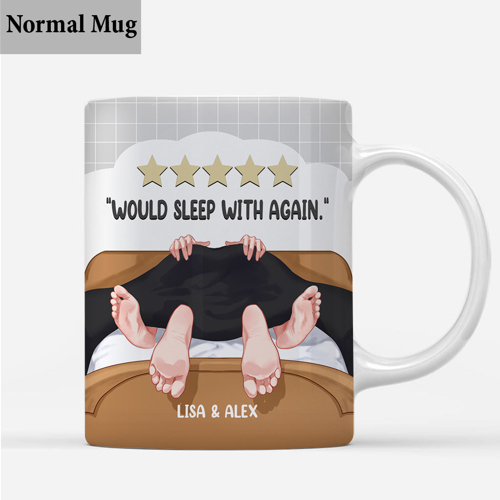 Would Sleep With Again - Personalized Couple Mug