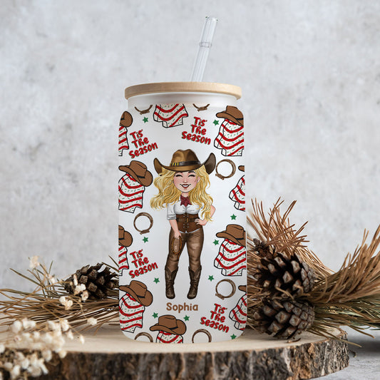 C'est la saison ! – Verre à canette personnalisé avec motif cheval