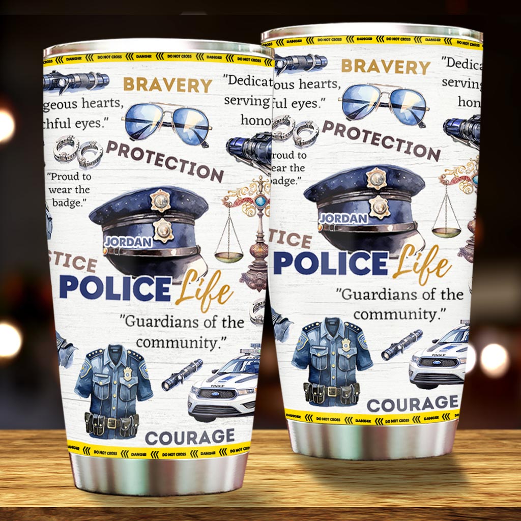 Policier - Gobelet personnalisé pour policier