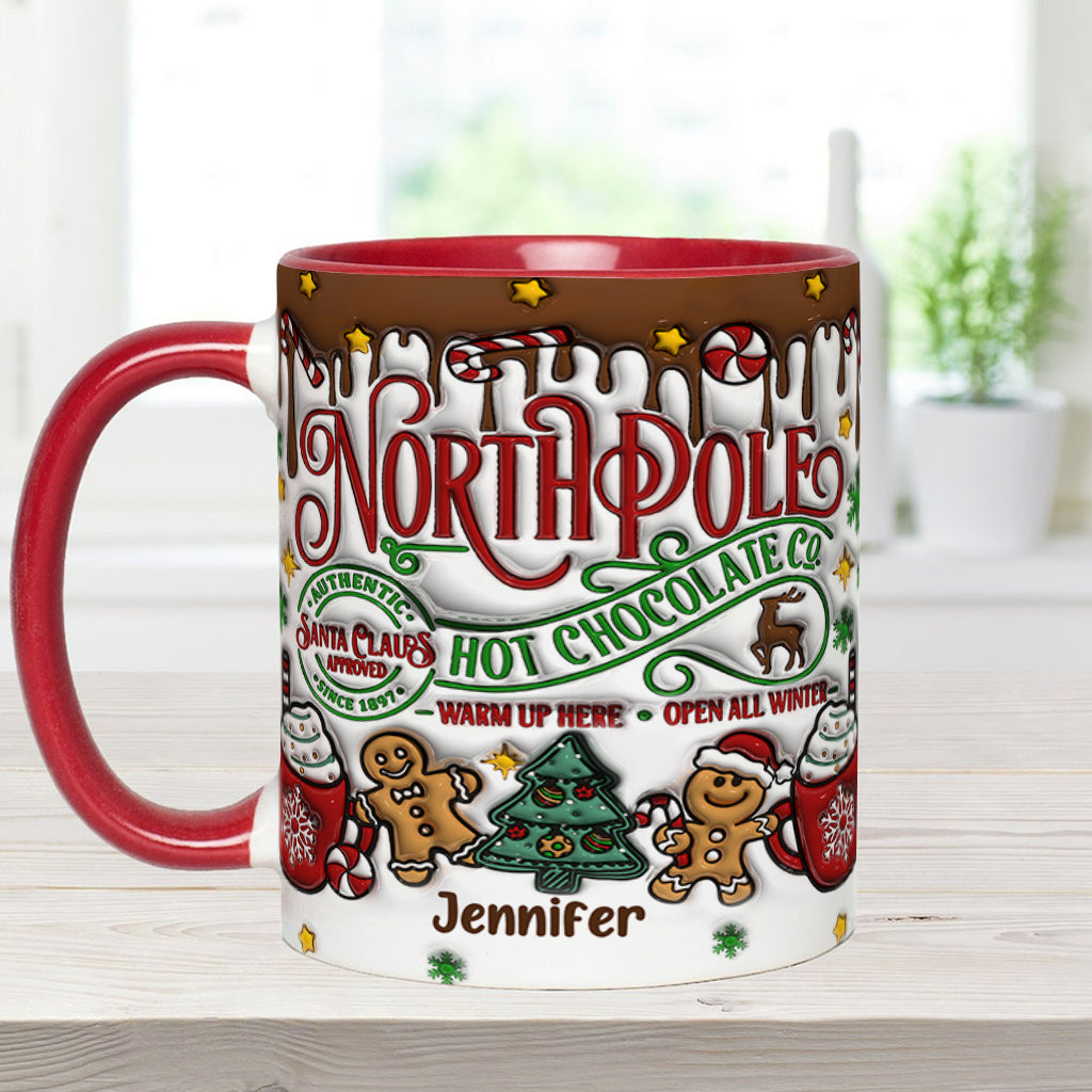 Heiße Schokolade vom Nordpol - Personalisierter Weihnachtsbecher
