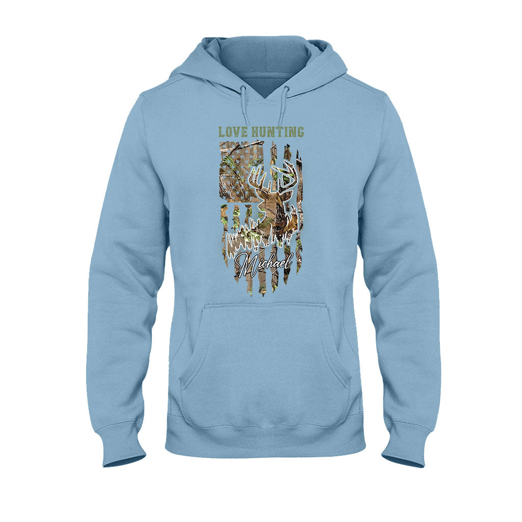J'adore la chasse - T-shirt et sweat à capuche personnalisés sur le thème de la chasse