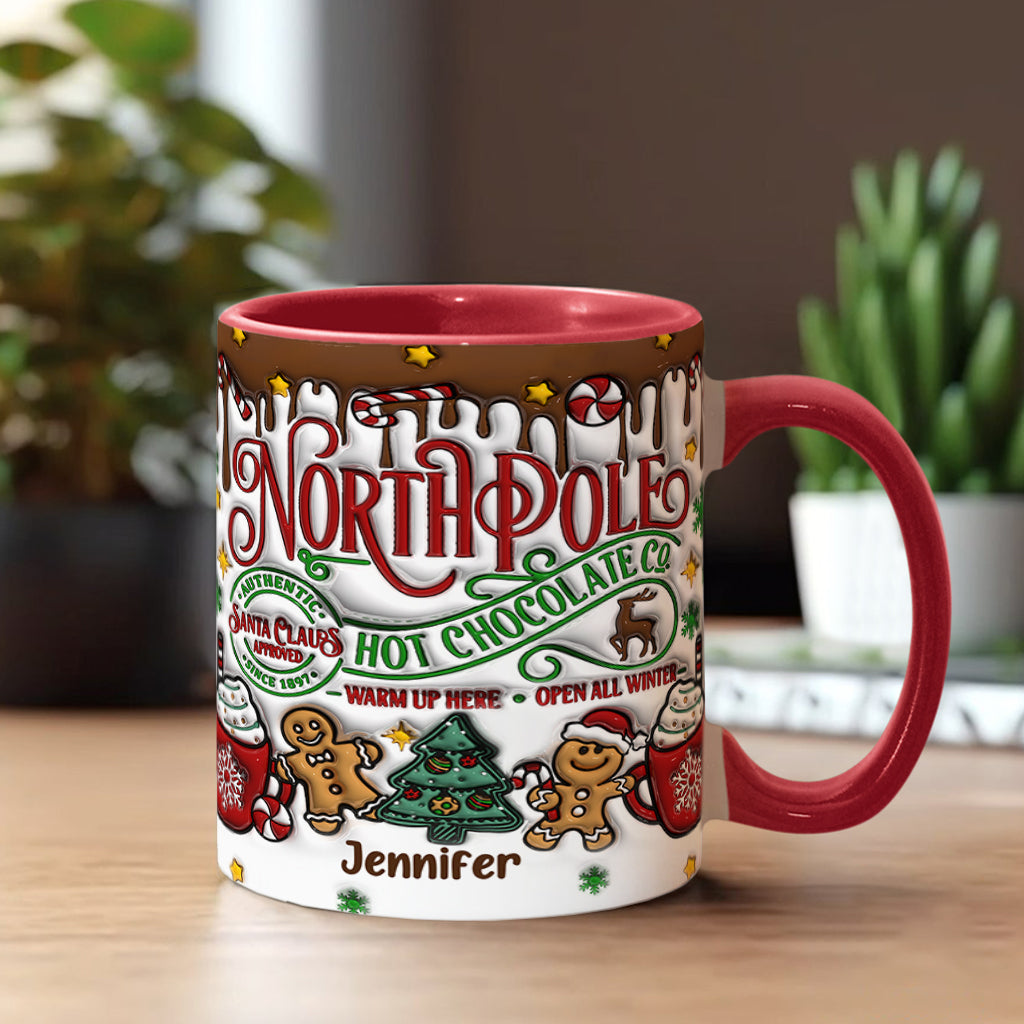 Heiße Schokolade vom Nordpol - Personalisierter Weihnachtsbecher