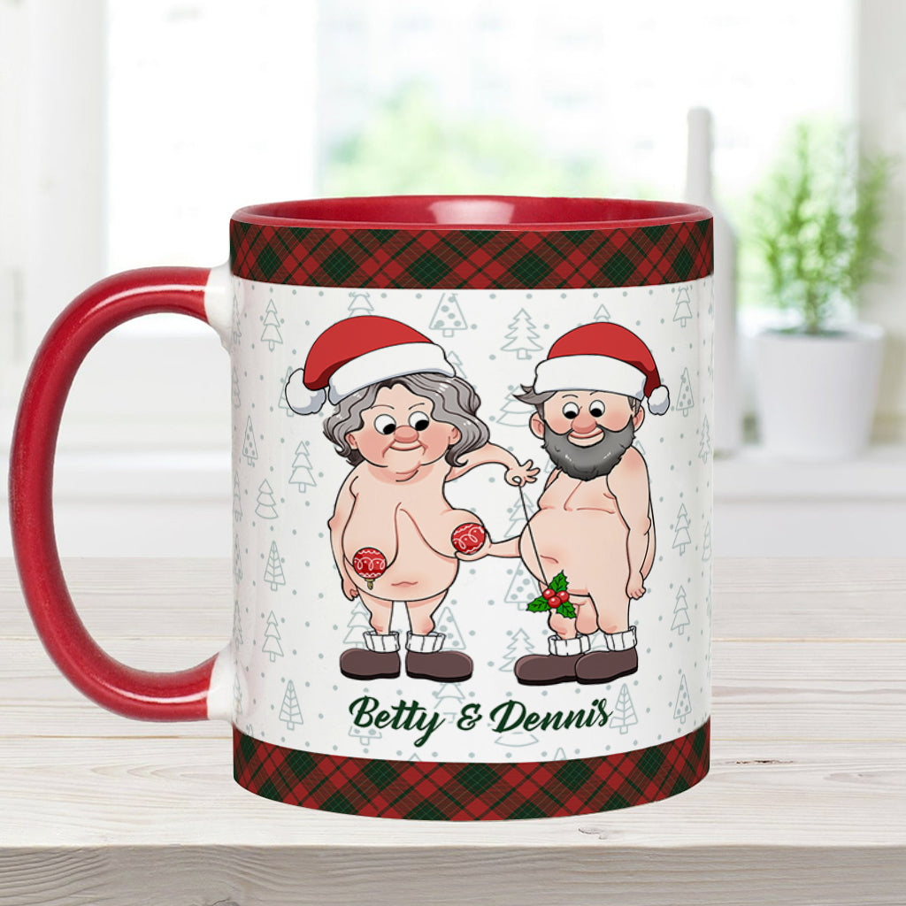 I’m Growing Old With You - Personalized Couple Accent Mug