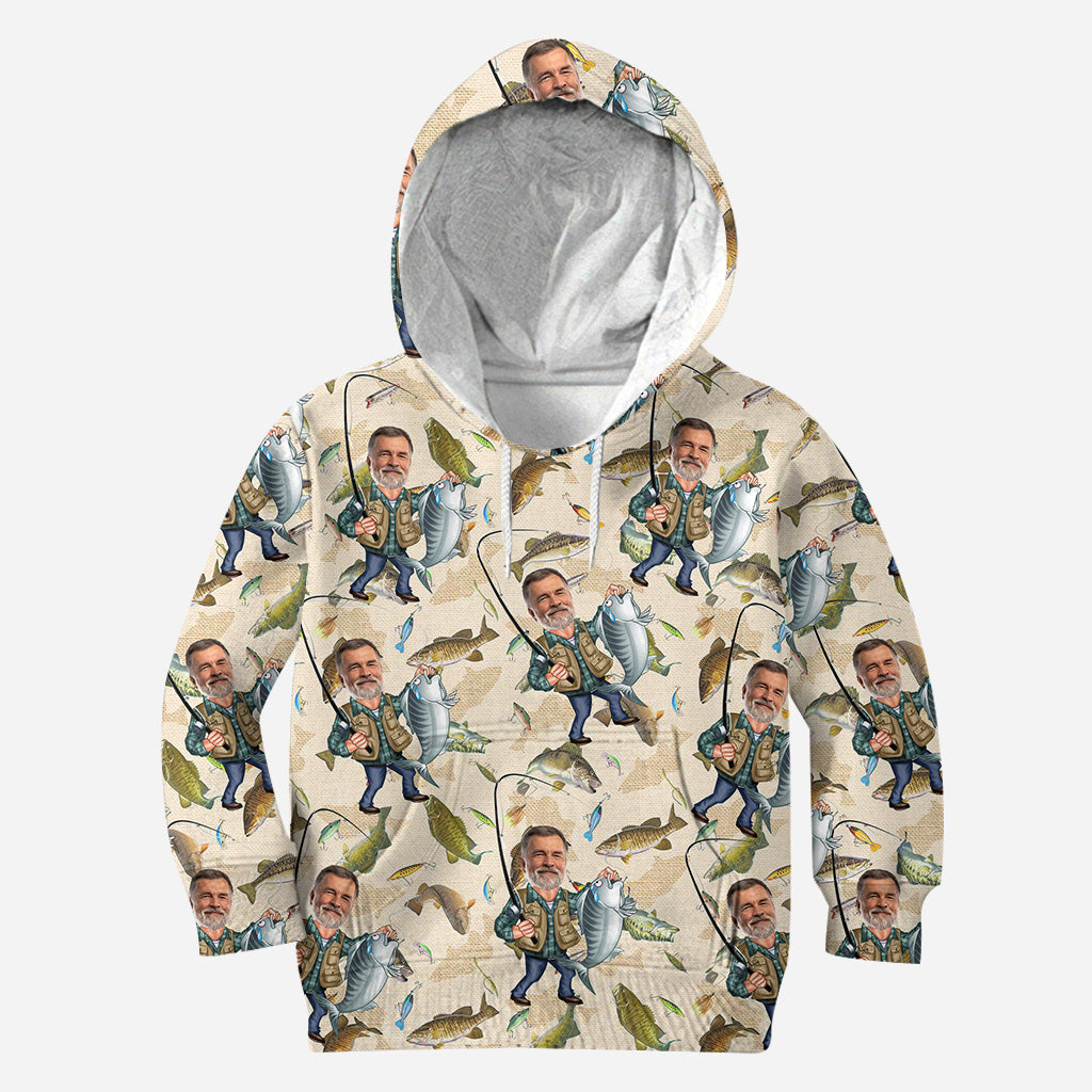 Lustiges Angel-Shirt mit Foto – Personalisiertes Angel-Shirt