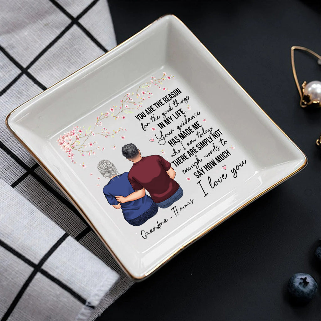 You Are The Reason - Gift for mom, grandma - Personalized Jewelry Dish