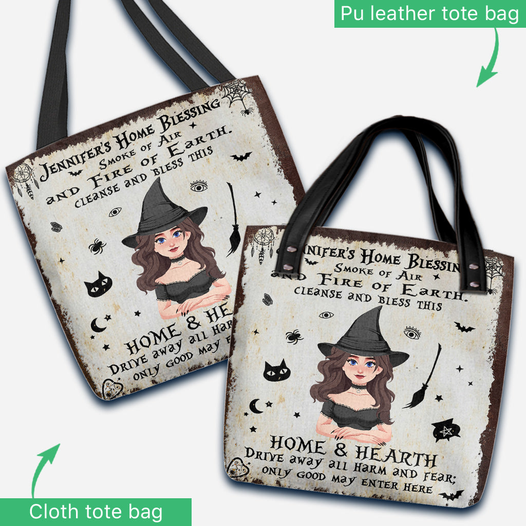 Home Blessing - Personalized Witch Tote Bag