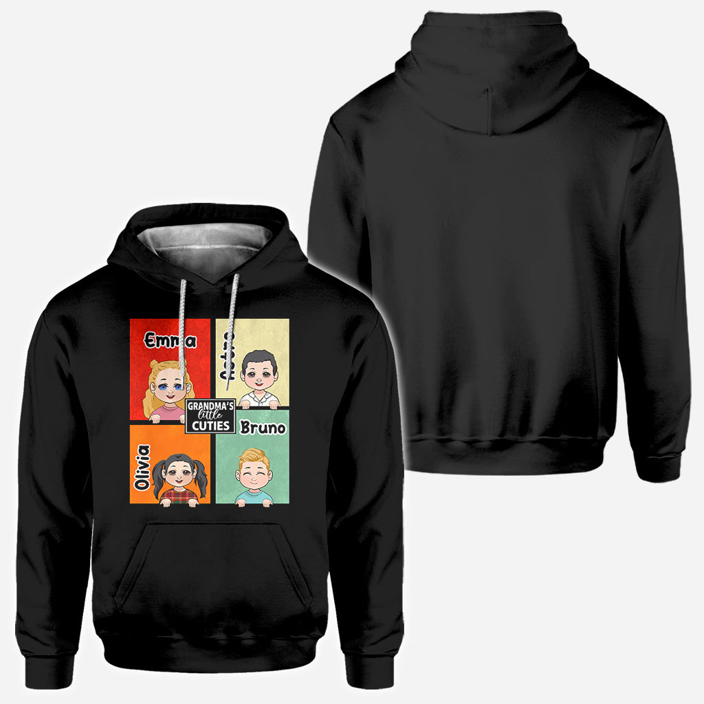 Les petits chouchous de grand-mère - Cadeau pour grand-mère, tante - T-shirt personnalisé intégral