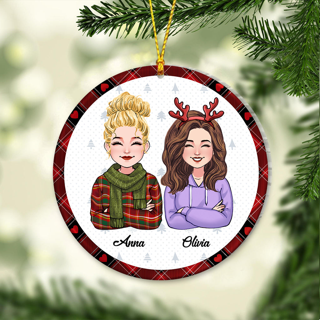 A Job Made Us Coworkers - Personalized Colleague Ornament