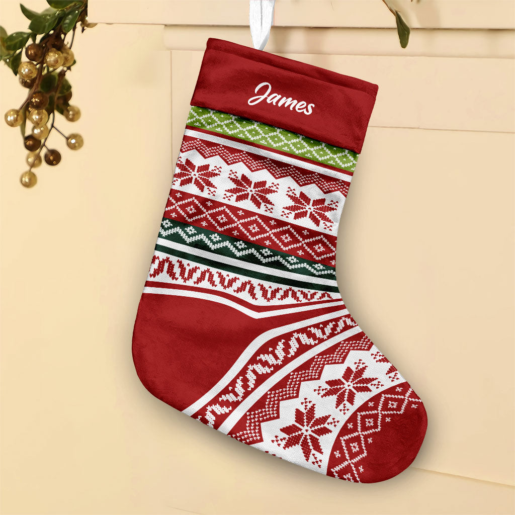 Frohe Weihnachten – Personalisierte Weihnachtsstrümpfe für die Familie