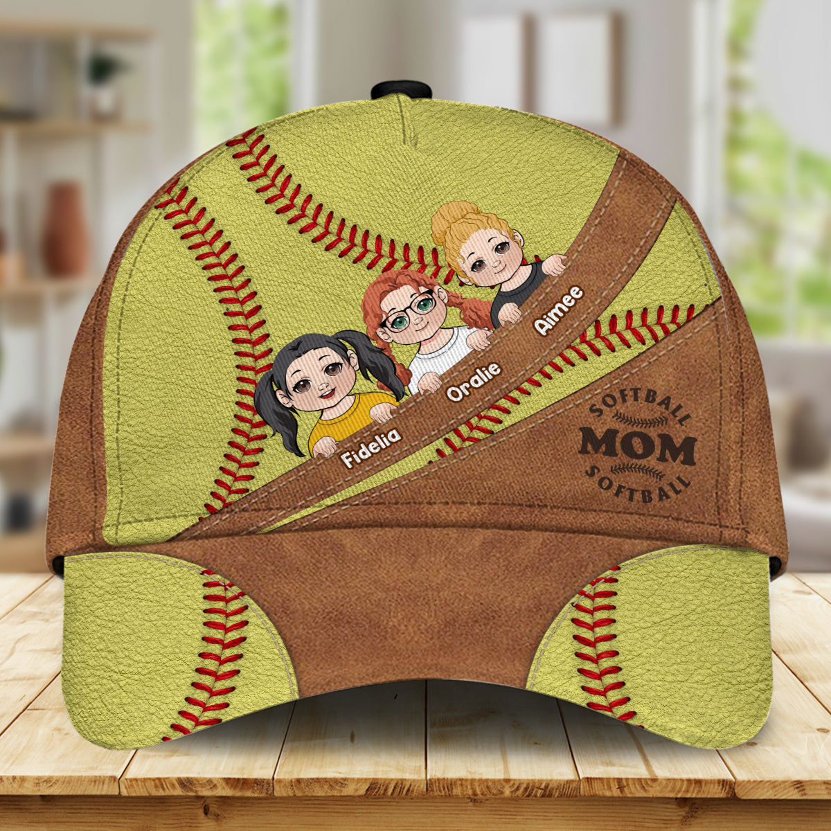Softball Mom - Personalized Softball Classic Cap